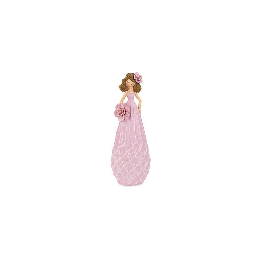 DAMA VESTITO ROSA